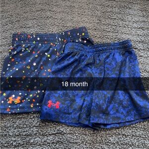 Under Armour Colorful and Camo Toddler Shorts